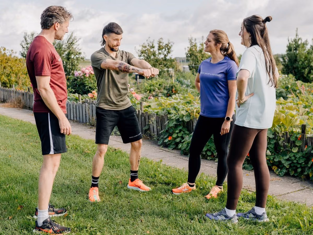 Samen buiten trainen in Middenmeer